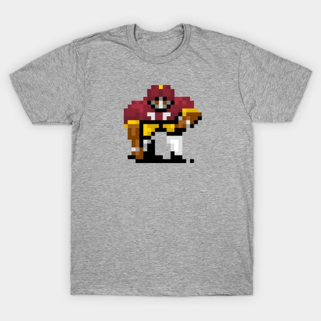 16-Bit Lineman - Washington T-Shirt by The Pixel League